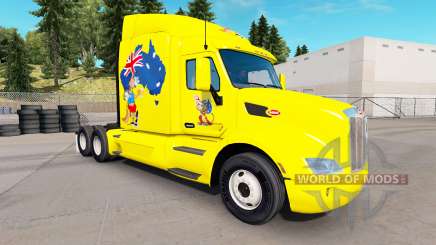 La piel de canguro para el camión Peterbilt para American Truck Simulator