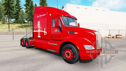 La piel de Oakland Bay Bridge para camión Peterbilt para American Truck Simulator
