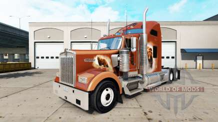 La piel de Los Osos Den en el camión Kenworth W900 para American Truck Simulator