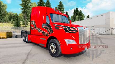 La piel Inserciones de Carbono en el tractor Peterbilt para American Truck Simulator