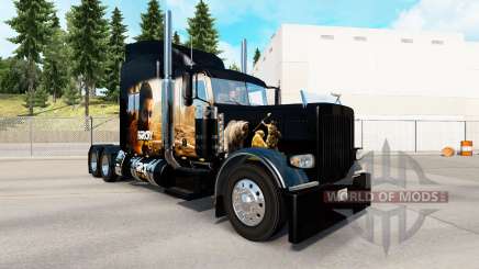La piel de Far Cry Primordial para el camión Peterbilt 389 para American Truck Simulator