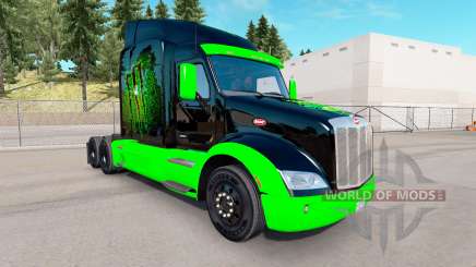 Monster Energy de la piel para el camión Peterbilt para American Truck Simulator