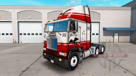 La piel Silver Eagle camión Freightliner FLB para American Truck Simulator