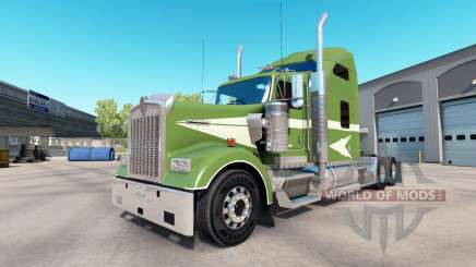 La piel De pasar el camión Kenworth W900 para American Truck Simulator