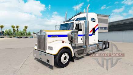 La piel del Bicentenario de la v2.0 tractor camión Kenworth W900 para American Truck Simulator