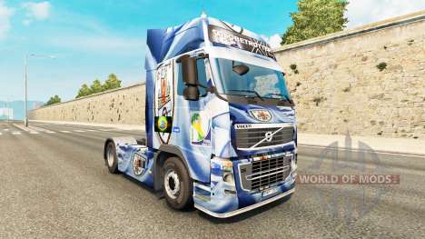 El Uruguay de la Copa 2014 de la piel para camio para Euro Truck Simulator 2