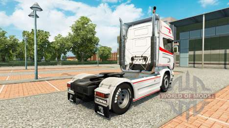 La piel de Bart Kroeze en tractor Scania para Euro Truck Simulator 2