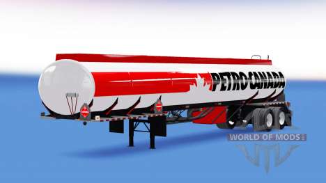 Skin Petro Canada fuel semi-trailer para American Truck Simulator