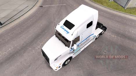 La piel de Con-way Truckload para tractocamión V para American Truck Simulator