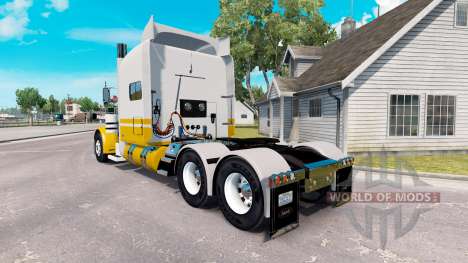 La piel United Van Lines para el camión Peterbil para American Truck Simulator