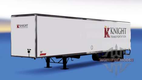 La piel de Caballero de Transporte semi-remolque para American Truck Simulator