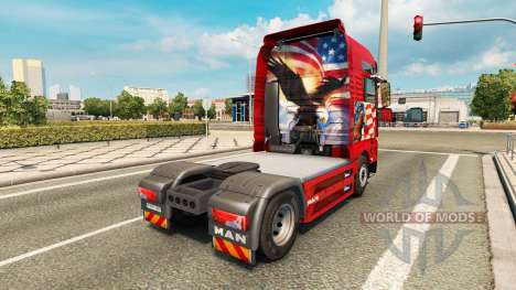 La piel Adler tractor HOMBRE para Euro Truck Simulator 2