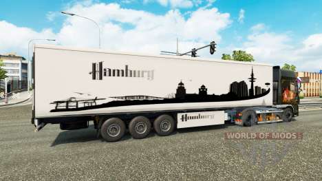La piel de Hamburgo en el remolque para Euro Truck Simulator 2
