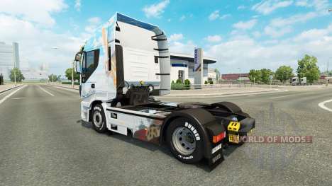 La piel Klanatrans v2.0 tractor Iveco para Euro Truck Simulator 2