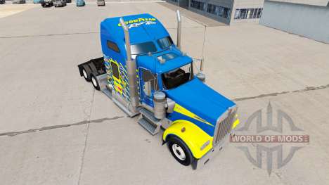 La piel de Goodyear de Carreras de camiones Kenw para American Truck Simulator