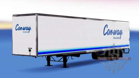 De metal semi-remolque Conway para American Truck Simulator