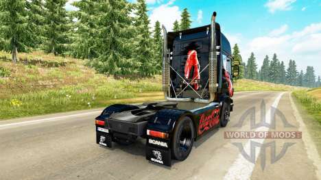 La piel de Coca-Cola tractor Scania para Euro Truck Simulator 2
