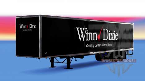 De metal semi-Winn Dixie para American Truck Simulator