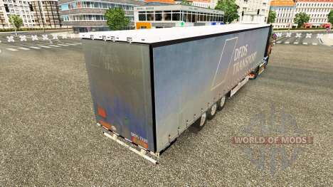 Semitrailer Corona Paperliner para Euro Truck Simulator 2