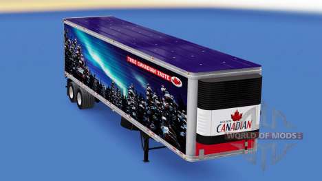 La piel de Molson Canadian en el remolque para American Truck Simulator