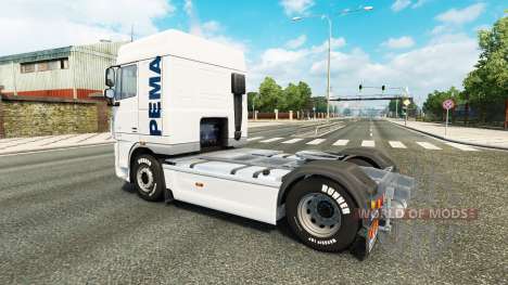 El Pema de la piel para el camión DAF para Euro Truck Simulator 2