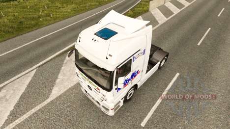 La piel de la vía Láctea sobre el tractor Merced para Euro Truck Simulator 2