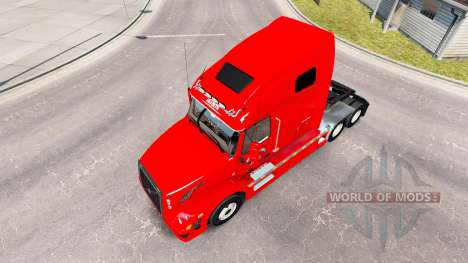La piel jonrón para el camión de Volvo VNL 670 para American Truck Simulator