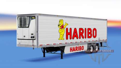 La piel Haribo en el remolque para American Truck Simulator