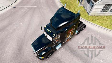 La piel de AC-DC tractor Peterbilt 386 para American Truck Simulator