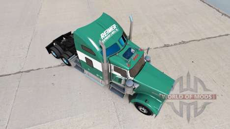 La piel Reimer Líneas Express en el camión Kenwo para American Truck Simulator