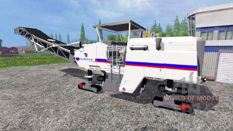Orugas autopropulsada fresadora de asfalto Wirtg para Farming Simulator 2015