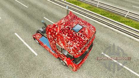 La piel de Coca-Cola Burbujas en el tractor Scan para Euro Truck Simulator 2