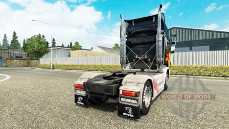 Rojo de la piel de Toro para Scania camión para Euro Truck Simulator 2