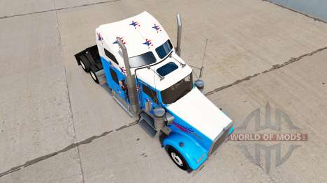 La piel del Capitán América en el camión Kenwort para American Truck Simulator