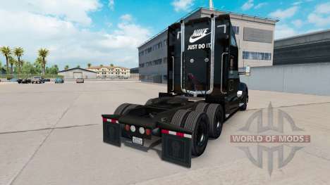 La piel de Nike en el camión Kenworth para American Truck Simulator