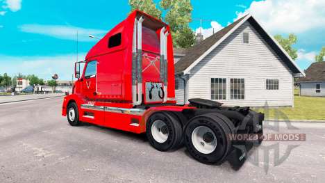 BR Williams piel para camiones Volvo VNL 670 para American Truck Simulator