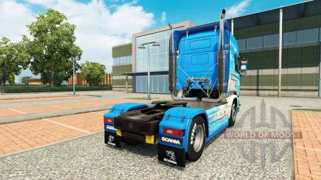 La piel Klanatranas en el tractor Scania para Euro Truck Simulator 2