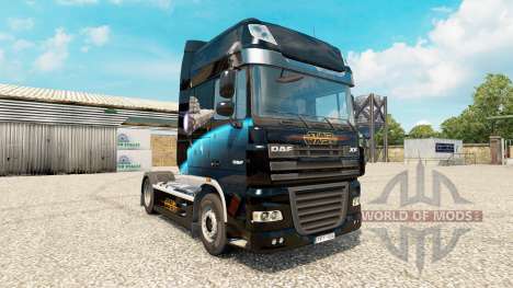 Destructor estelar de la piel para DAF camión para Euro Truck Simulator 2