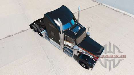 La piel en Aarons camión Kenworth W900 para American Truck Simulator