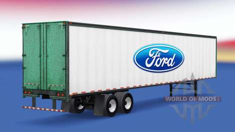 La piel de Ford en el remolque para American Truck Simulator