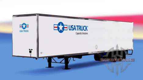 De metal semi-remolque, Camión, estados UNIDOS para American Truck Simulator
