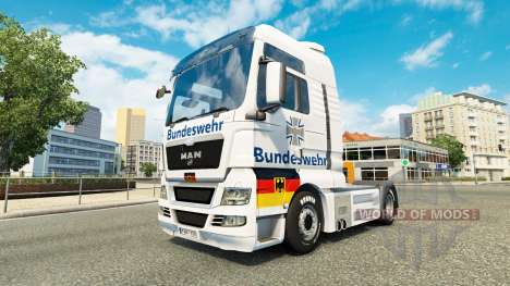 Ejército skin for MAN truck para Euro Truck Simulator 2