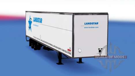 La piel Landstar en el remolque para American Truck Simulator