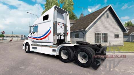 La piel de Jacques Barrena para tractor Volvo VN para American Truck Simulator
