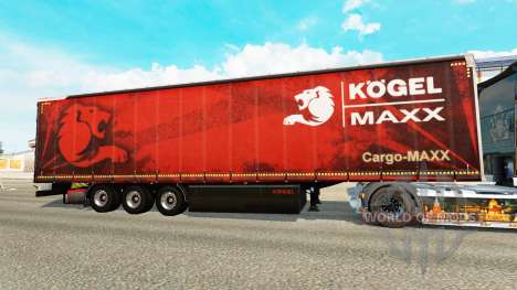 Cortina semi-remolque Kogel maxx para Euro Truck Simulator 2