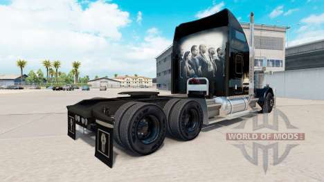 La piel de Rápido y Furioso en el camión Kenwort para American Truck Simulator