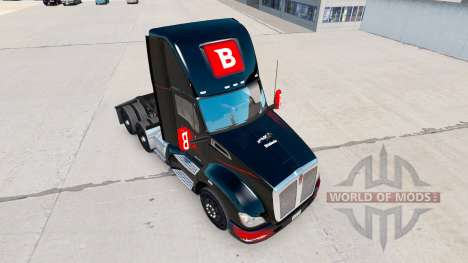 Skin Bitdefender tractor Kenworth para American Truck Simulator
