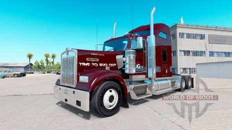 La piel Doodle Bug tractor en Kenworth W900 para American Truck Simulator
