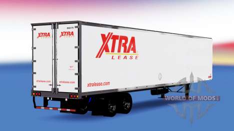 De metal semi-remolque Xtra contrato de Arrendam para American Truck Simulator