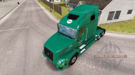 La piel R-L Transportistas en el camión Volvo VN para American Truck Simulator